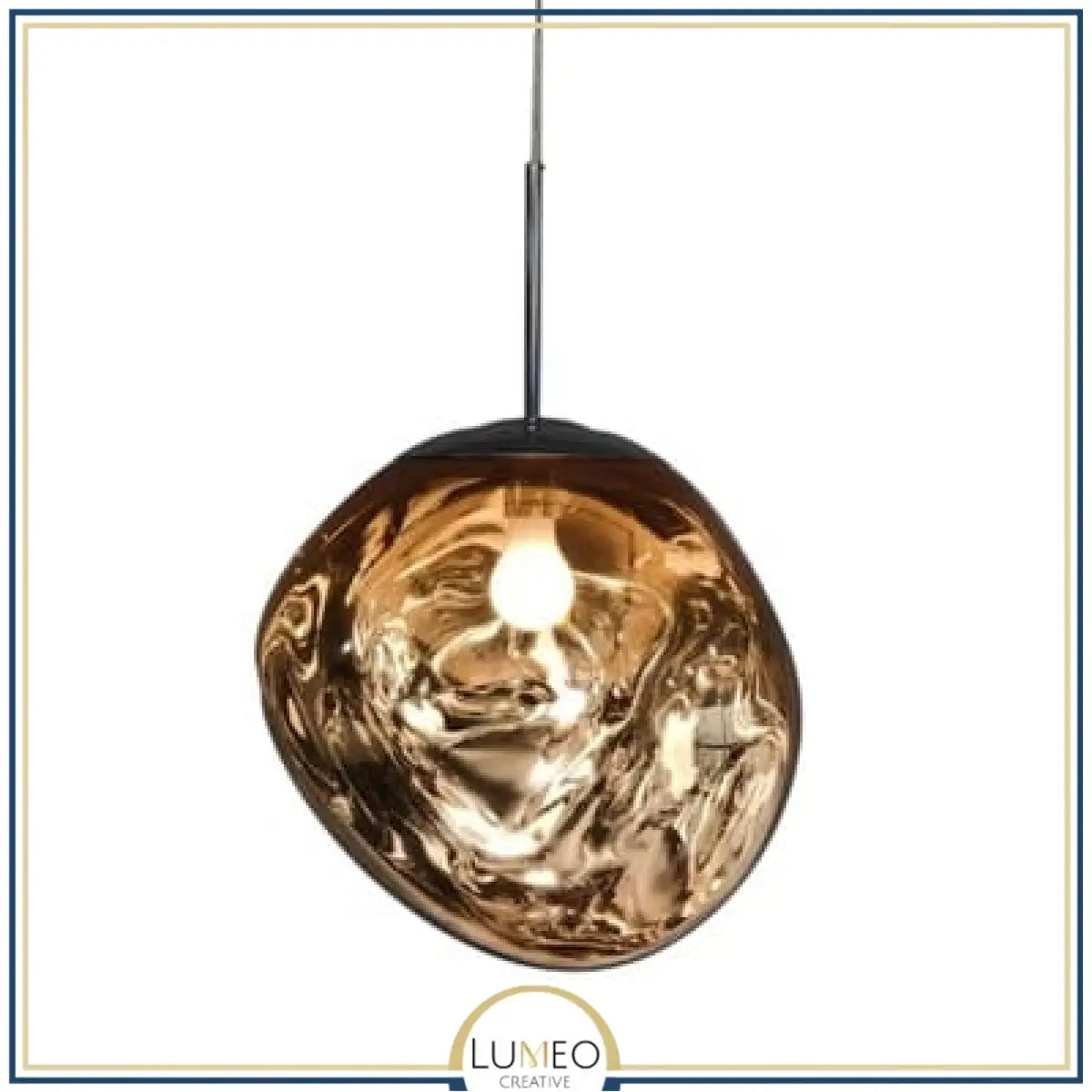 Abat jour | Suspension en verre soufflé style boule de lave Création modulable