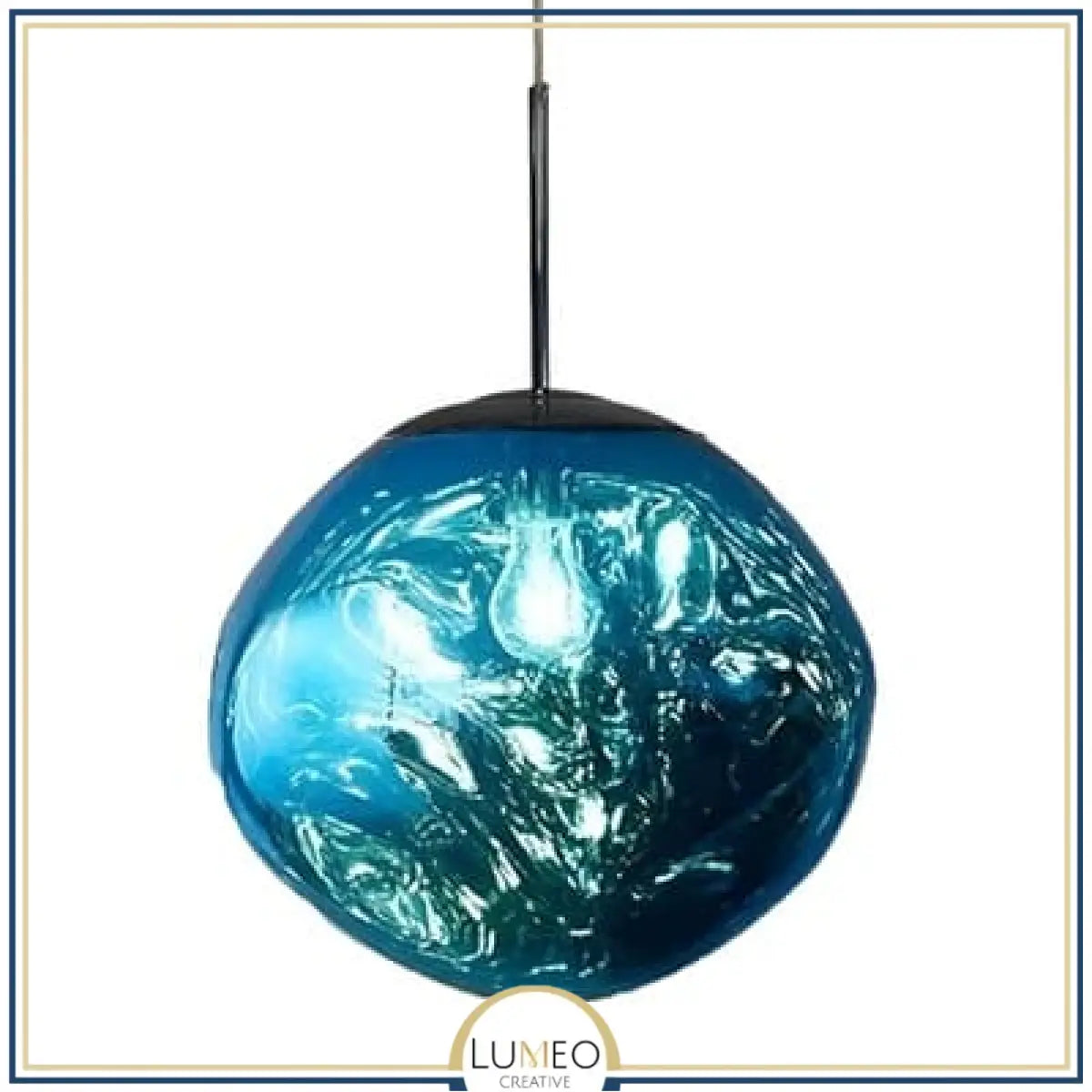 Abat jour | Suspension en verre soufflé style boule de lave Création modulable