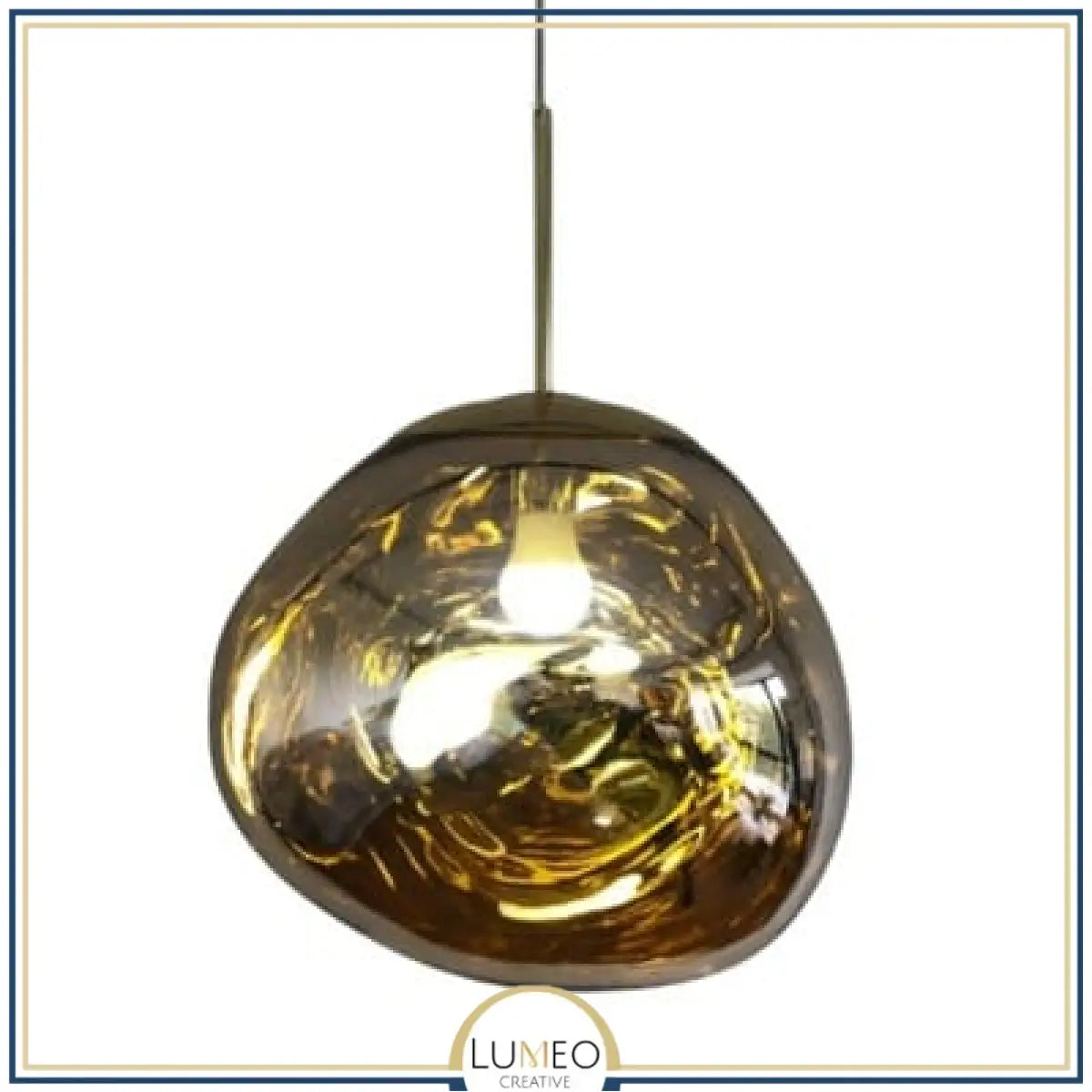 Abat jour | Suspension en verre soufflé style boule de lave Création modulable
