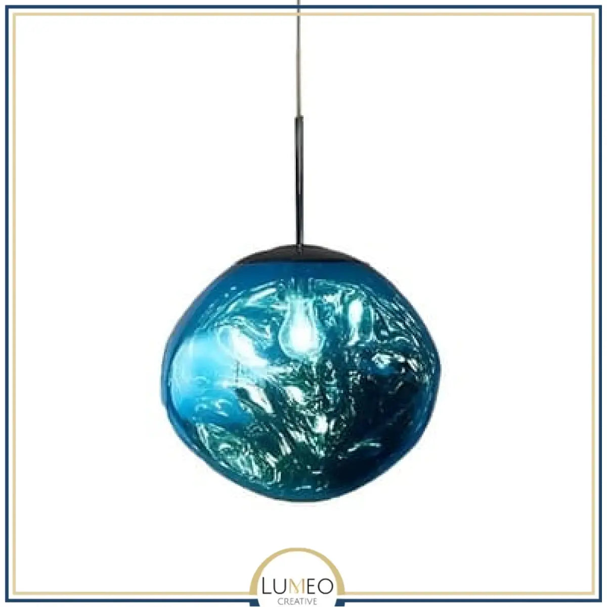 Abat jour | Suspension en verre soufflé style boule de lave Création modulable