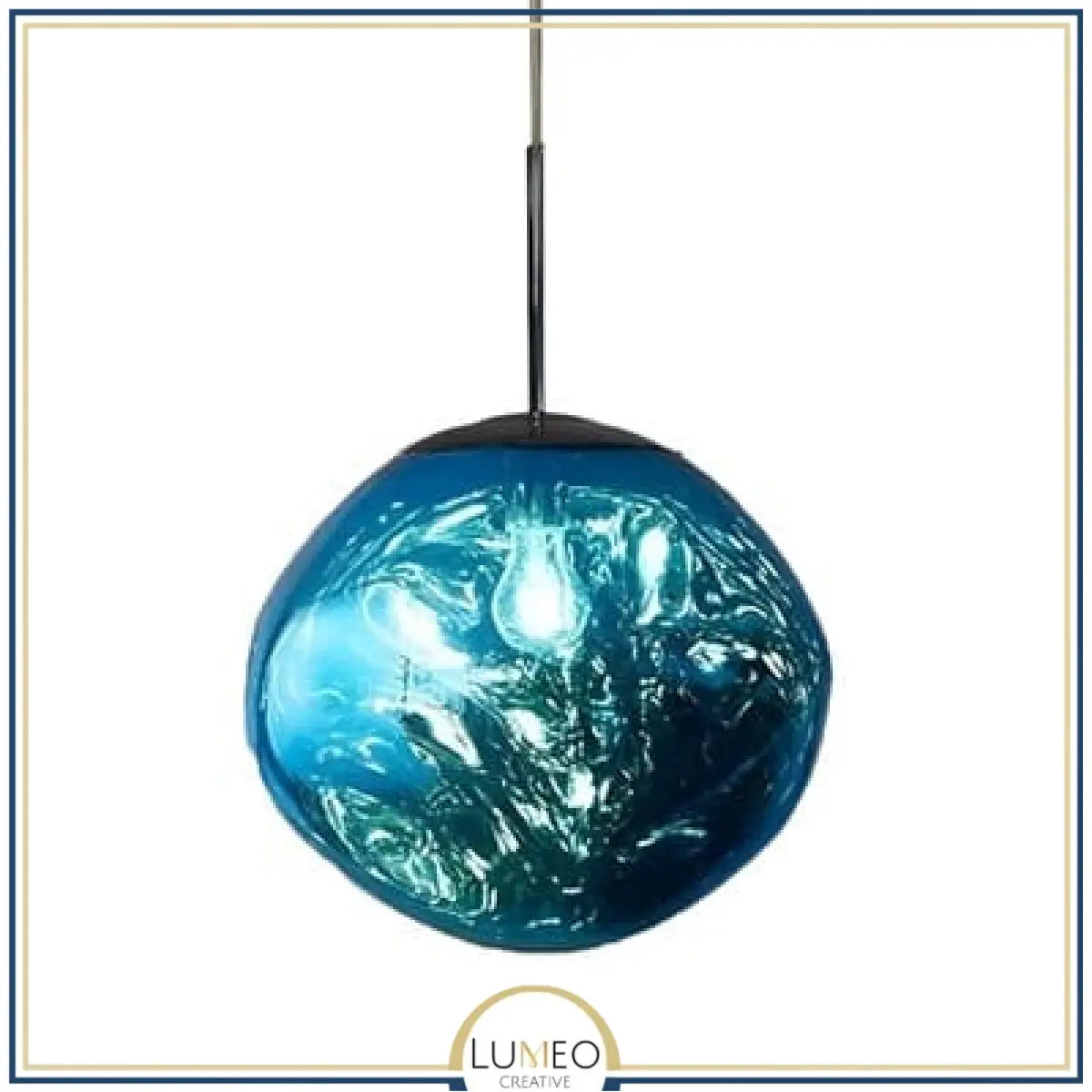 Abat jour | Suspension en verre soufflé style boule de lave Création modulable