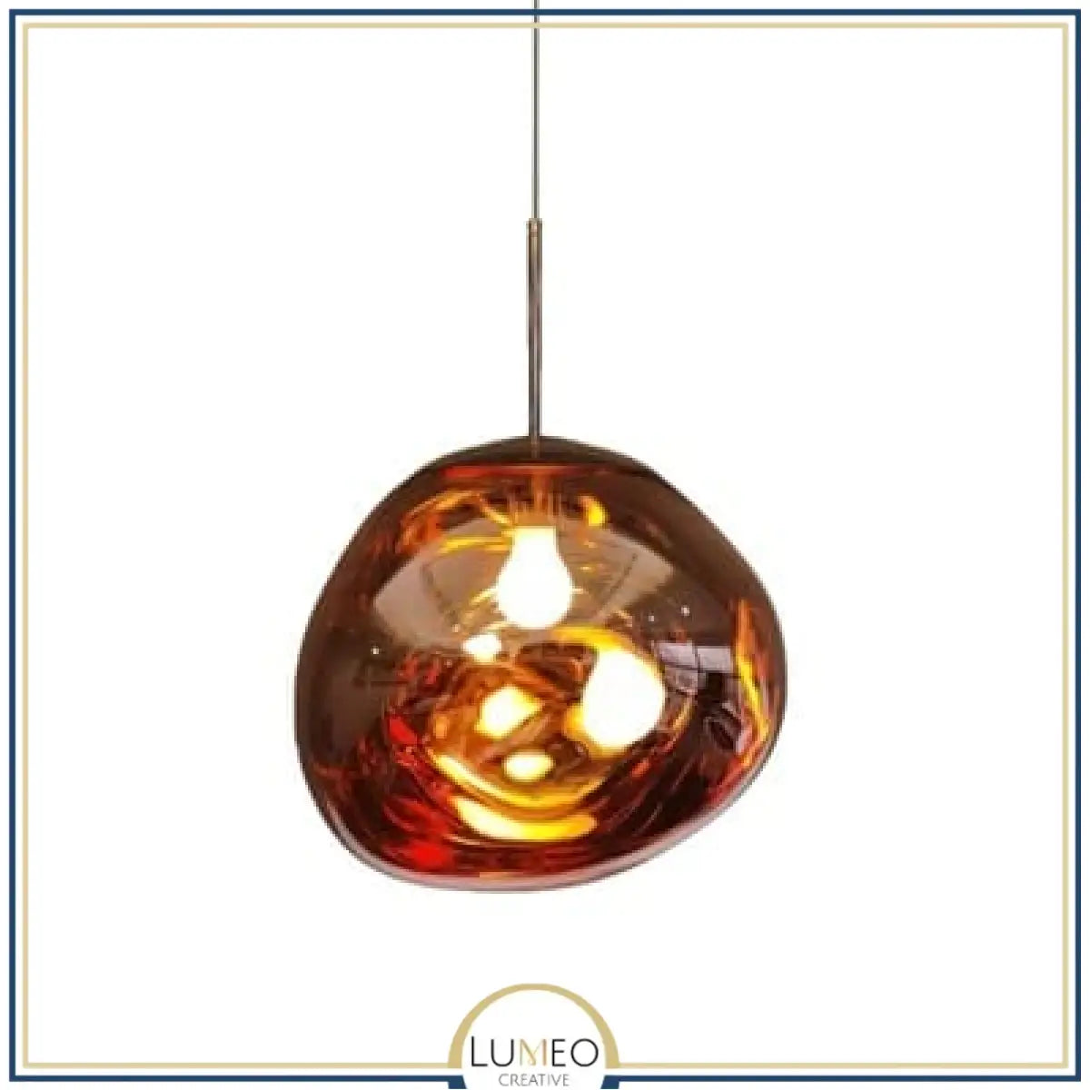 Abat jour | Suspension en verre soufflé style boule de lave Création modulable