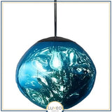 Abat jour | Suspension en verre soufflé style boule de lave Création modulable