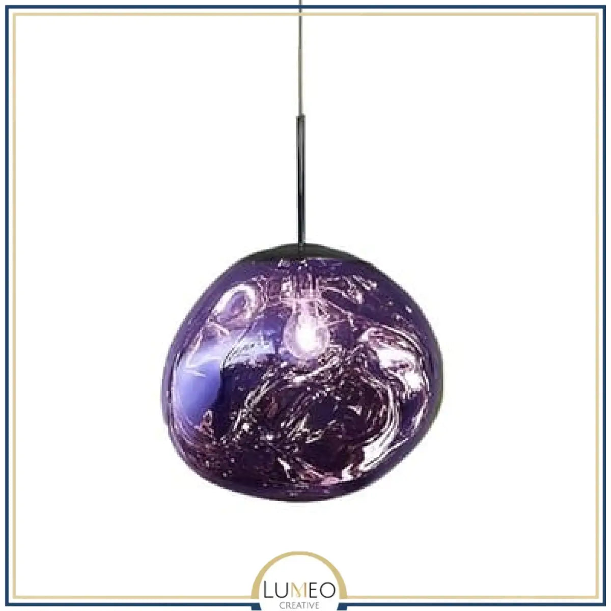 Abat jour | Suspension en verre soufflé style boule de lave Création modulable