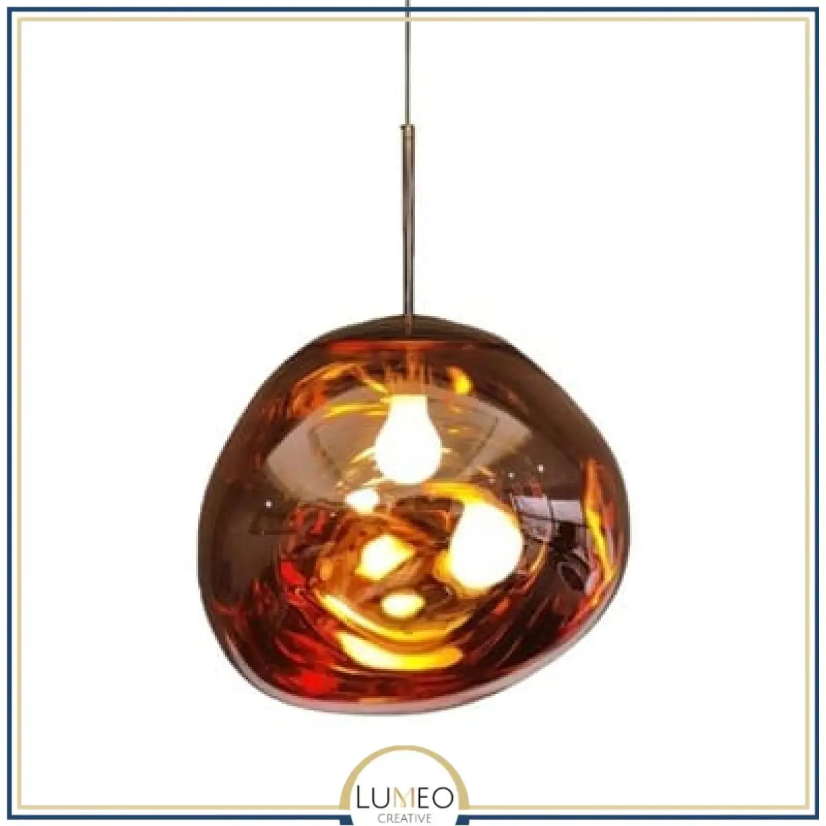 Abat jour | Suspension en verre soufflé style boule de lave Création modulable