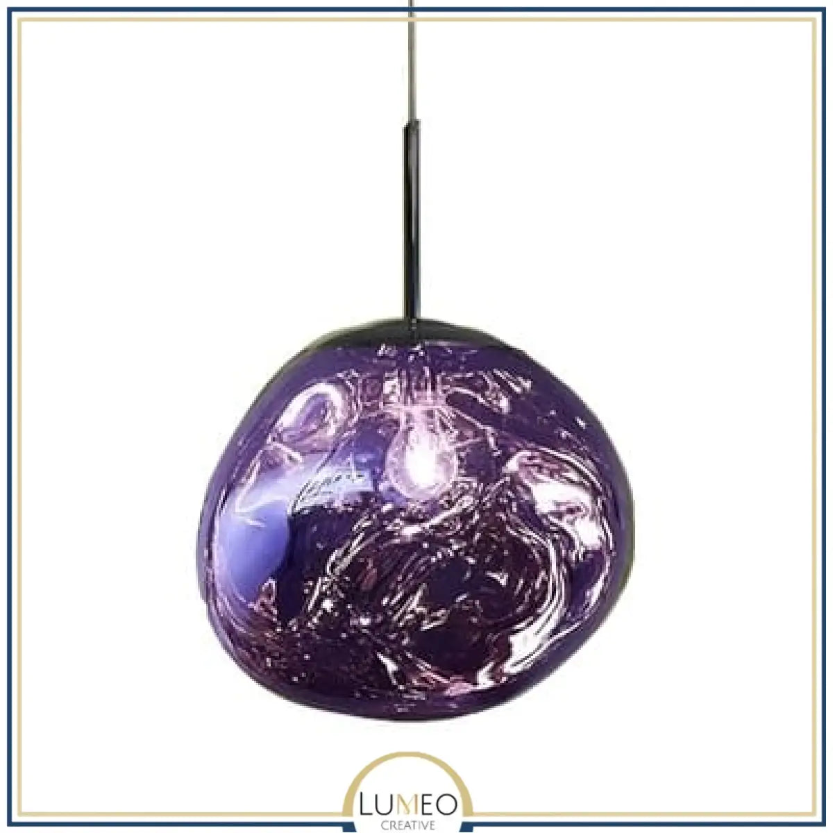 Abat jour | Suspension en verre soufflé style boule de lave Création modulable