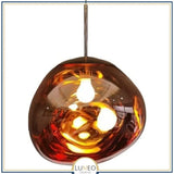 Abat jour | Suspension en verre soufflé style boule de lave Création modulable