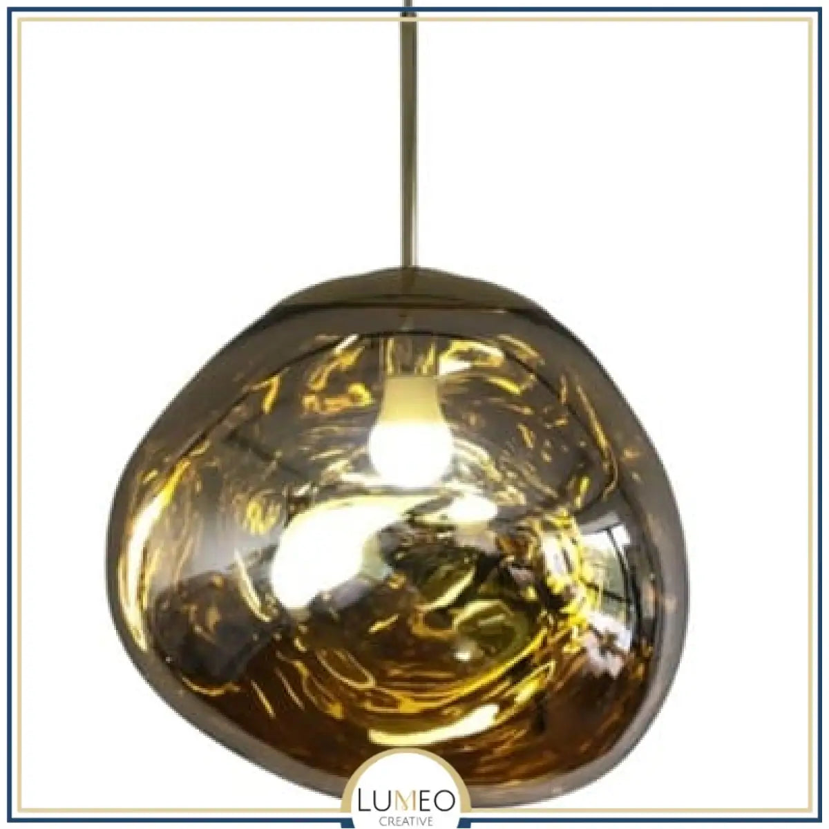 Abat jour | Suspension en verre soufflé style boule de lave Création modulable