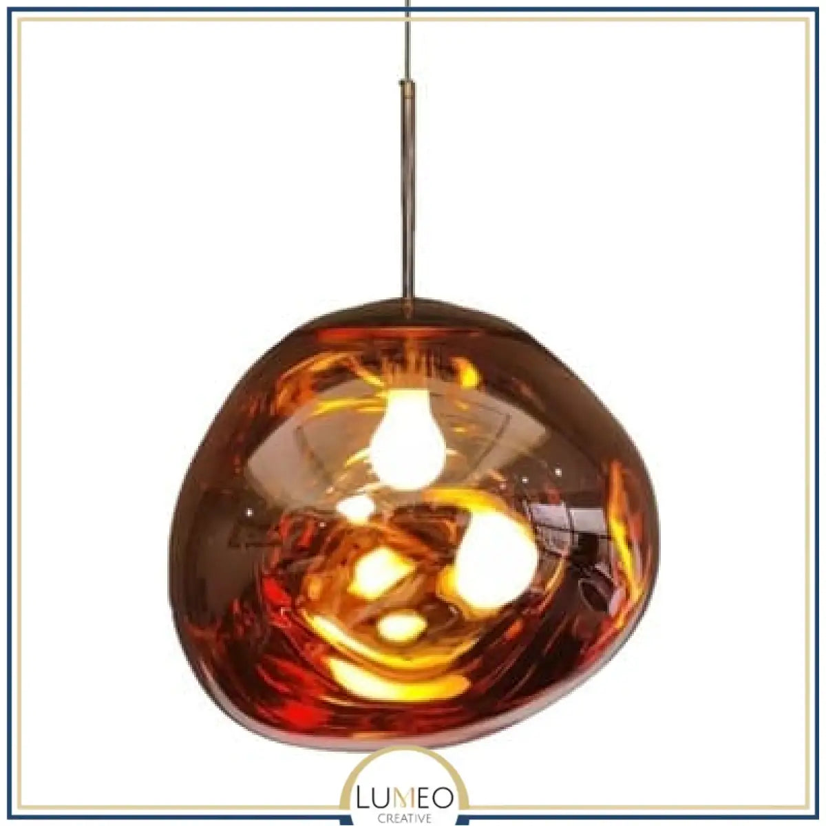 Abat jour | Suspension en verre soufflé style boule de lave Création modulable
