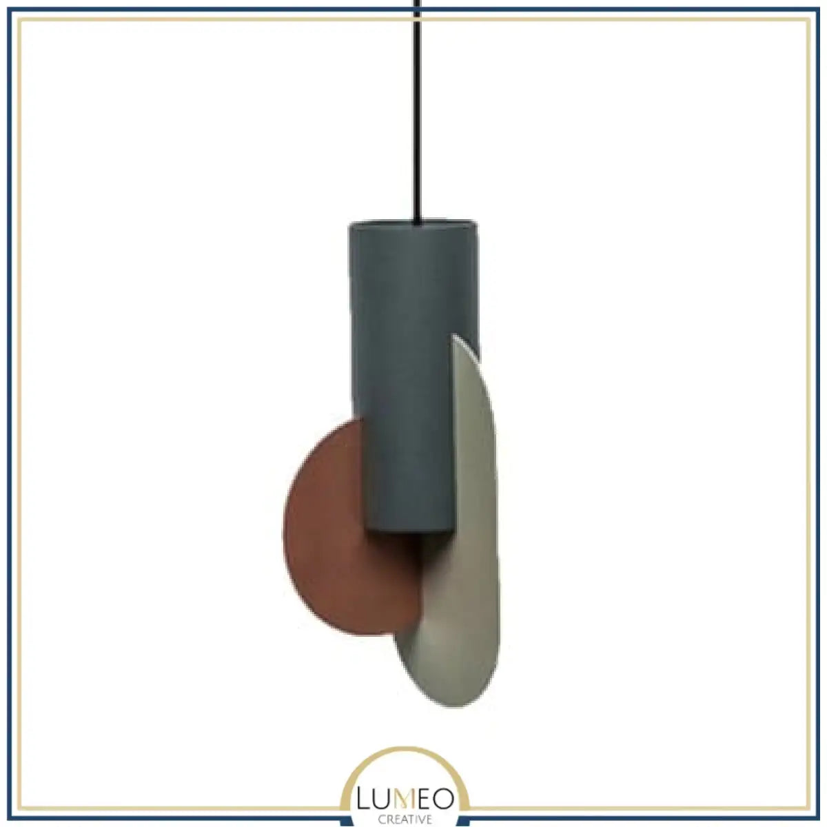 Abat jour | Suspension géométrique tricolore au design sculptural A / 1.5 m