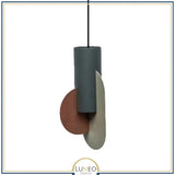 Abat jour | Suspension géométrique tricolore au design sculptural A / 1.5 m