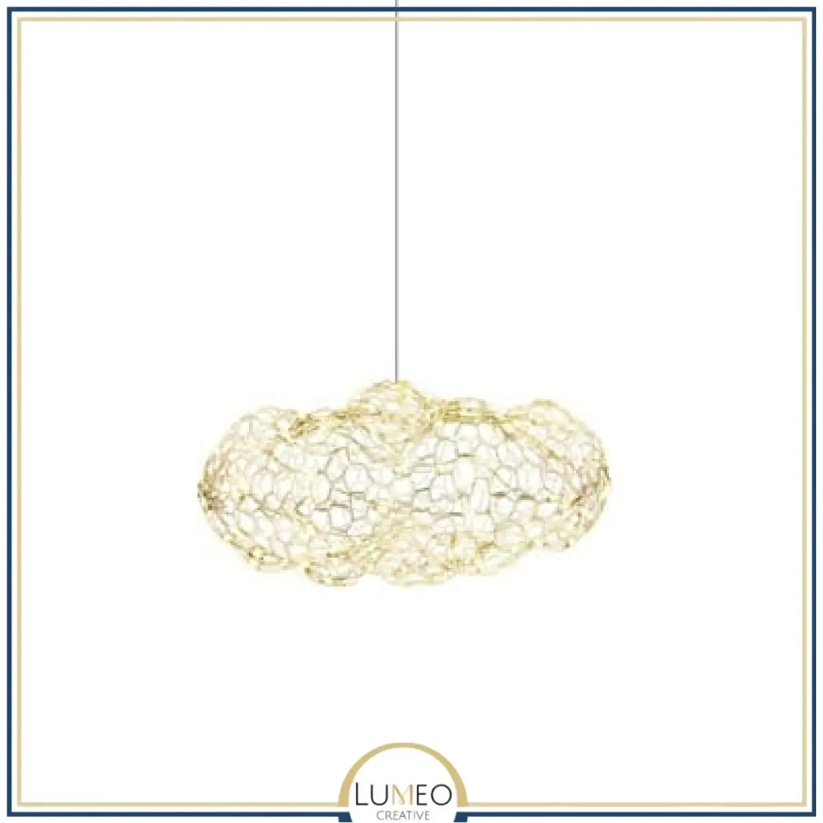 Abat jour | Suspension nuage métallique Légèreté et élégance lumineuse 45 cm / 5 m