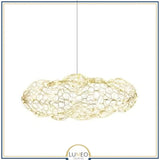 Abat jour | Suspension nuage métallique Légèreté et élégance lumineuse 75 cm / 5 m