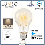 Ampoule e 27 LED 4W blanc neutre 4000k