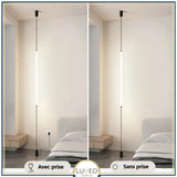 Applique linéaire plafond sol | Éclairage minimaliste vertical