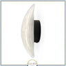 Applique murale aérienne en tissu style Wabi sabi Noir / Blanc chaud