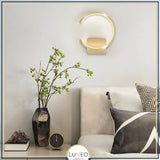 Applique murale LED demi cercle minimaliste | Élégance géométrique