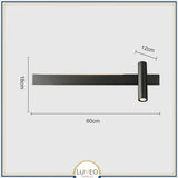 Applique murale orientable minimaliste | Liseuse LED en finition or ou noire