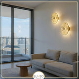 applique murale verre salon