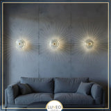 applique murale en verre salon
