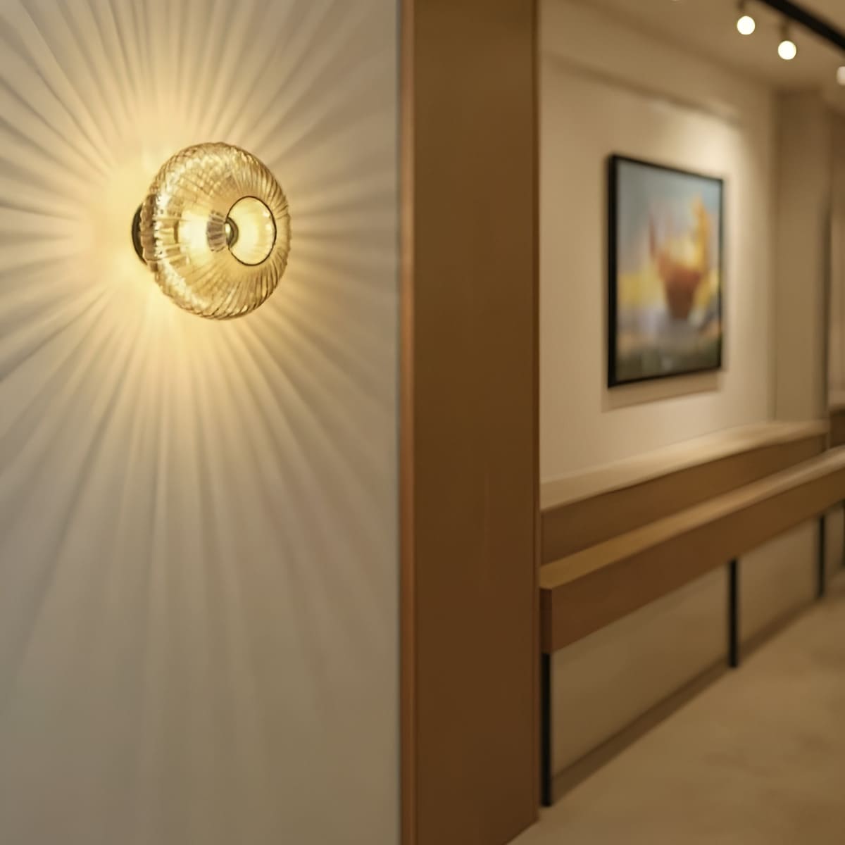 applique murale design en verre modele cristali