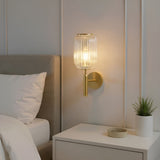 Lampe murale de chevet . Applique murale laiton dorée 