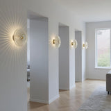 applique murale verre transparent couloir