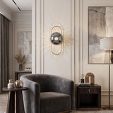 Applique murale ovale en verre vintage – Collection CRISTALI SIGNATURE