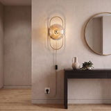 Applique murale ovale en verre vintage – Collection CRISTALI SIGNATURE