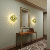 Applique murale ronde en verre vintage - Collection CRISTALI SIGNATURE