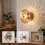 Applique murale ronde en verre vintage - Collection CRISTALI SIGNATURE