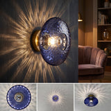 Applique murale ronde en verre vintage - Collection CRISTALI SIGNATURE