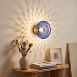 Applique murale ronde en verre vintage - Collection CRISTALI SIGNATURE