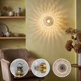 Applique murale ronde en verre vintage - Collection CRISTALI SIGNATURE