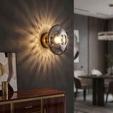 Applique murale ronde en verre vintage - Collection CRISTALI SIGNATURE
