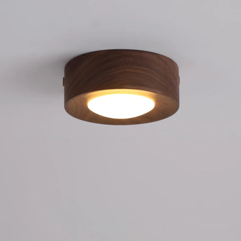 Spot LED bois massif | Éclairage plafond raffiné et naturel