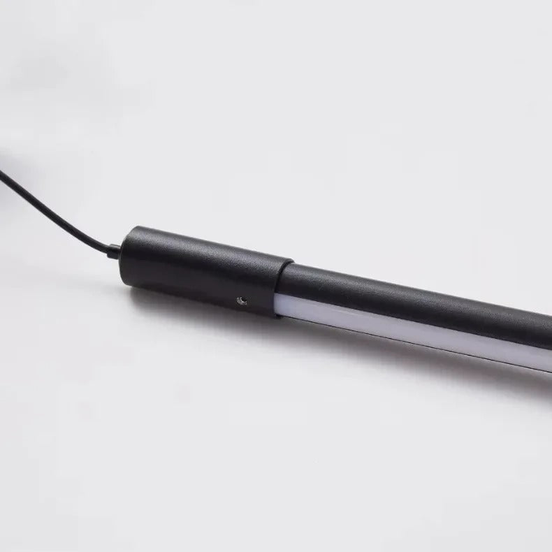 Tube lumineux mural vertical LED | Luminaire minimaliste avec option prise intégrée