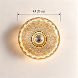 Applique murale ronde en verre vintage - Collection CRISTALI SIGNATURE