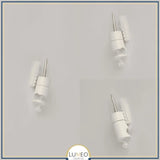 Kit décentralisation pour suspension | Crochet de plafond pour concevoir un lustre araignée Blanc