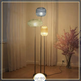 lampadaire boule en verre