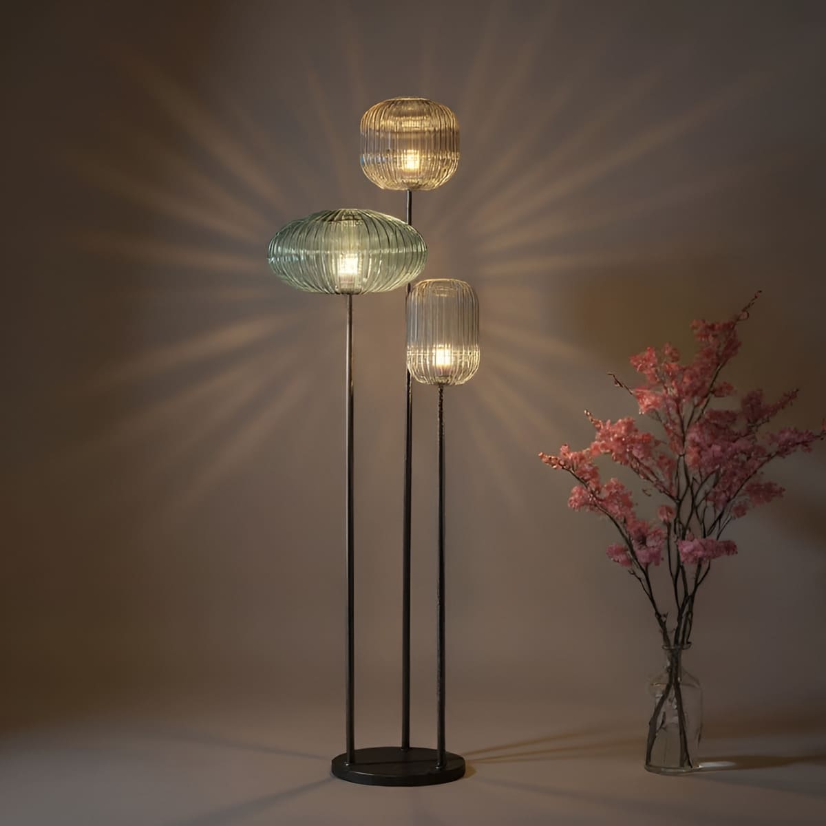 lampadaire verre