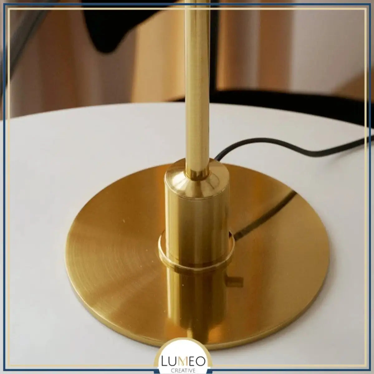 Lampe à poser rétro chic verre multicouche | Ambiance douce et élégante