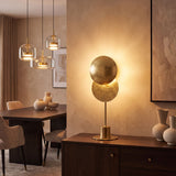 Lampe de table sans fil rechargeable ÉCLIPSE | Design chic & doré