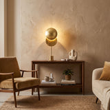 Lampe de table sans fil rechargeable ÉCLIPSE | Design chic & doré