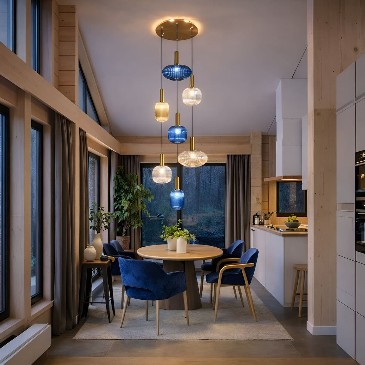 Suspension en verre CRISTALI | Luminaire XXL