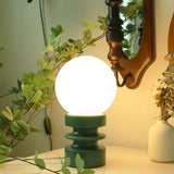 Lampe à poser design globe ressort | Élégance contemporaine E
