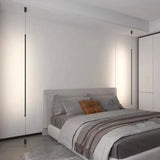Tube lumineux mural vertical LED | Luminaire minimaliste avec option prise intégrée