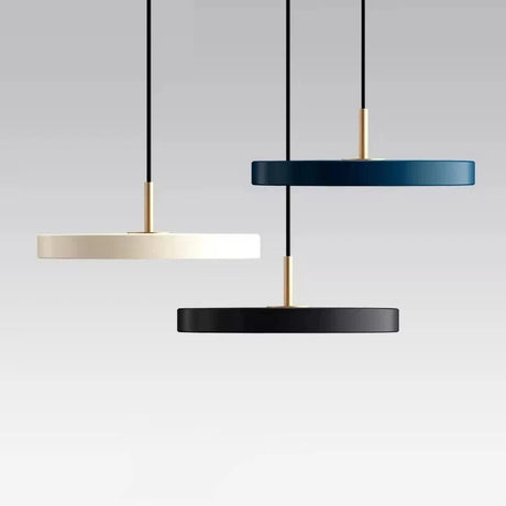 Suspension ronde minimaliste au style nordique | Luminaire suspendu à LED