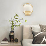 Applique murale LED demi cercle minimaliste | Élégance géométrique