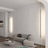 Tube lumineux mural vertical LED | Luminaire minimaliste avec option prise intégrée
